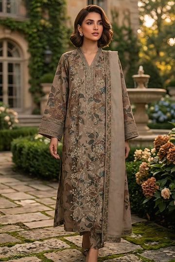 3-Piece Lawn Suit With Chiffon Dupatta MH-13469-B