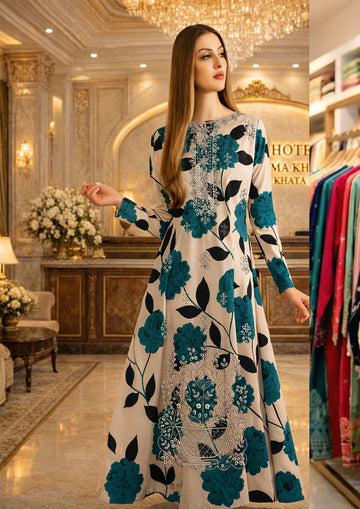 3-Piece Lawn Suit With Chiffon Dupatta MH-13169-A