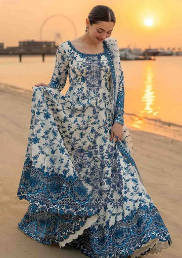 3-Piece Lawn Suit With Chiffon Dupatta MH-75308-A