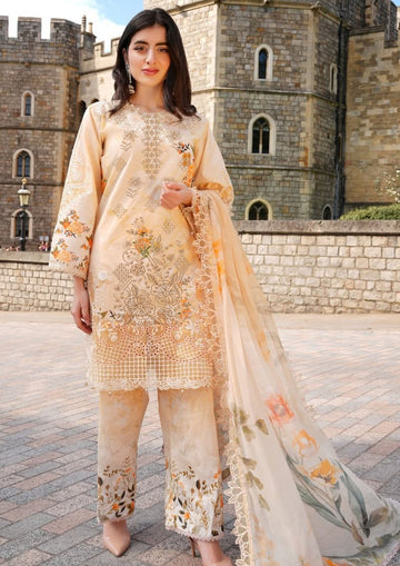 3-Piece Lawn Suit With Chiffon Dupatta MH-75376-A