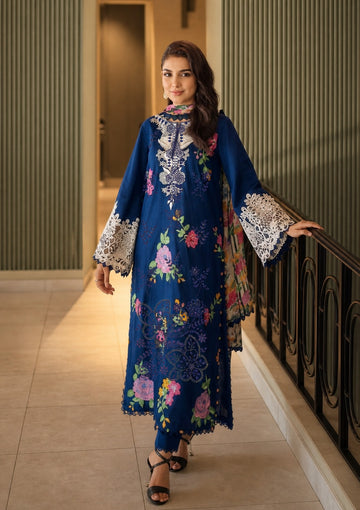 3-Piece Lawn Suit With Chiffon Dupatta MH-29027-B