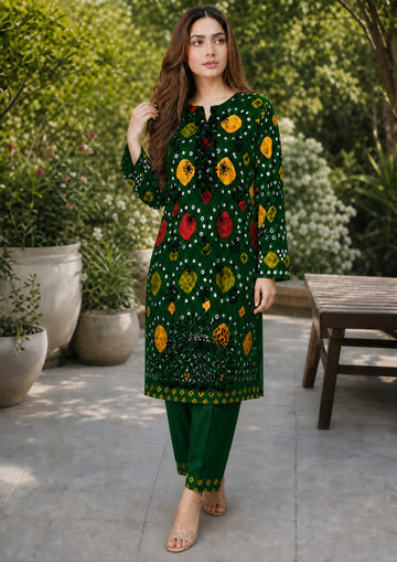 3-Piece Lawn Suit With Chiffon Dupatta MH-28894-B