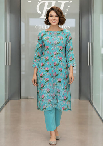3-Piece Lawn Suit With Chiffon Dupatta MH-29018-H