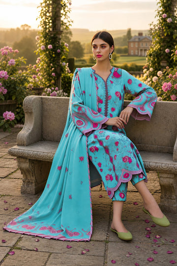 3-Piece Lawn Suit With Chiffon Dupatta MH-29015-A