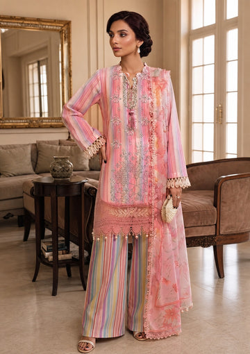 3-Piece Lawn Suit With Chiffon Dupatta MH-75334-B