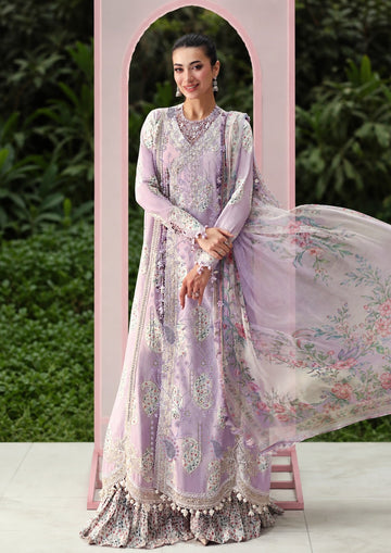 3-Piece Unstitched Lawn Suit With Chiffon Dupatta MH-28963-B