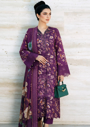 3-Piece Linen Suit With Linen Dupatta