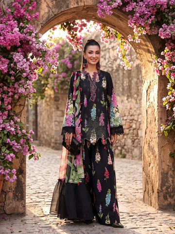 3-Piece Linen Suit With Linen Dupatta MH-29065-A
